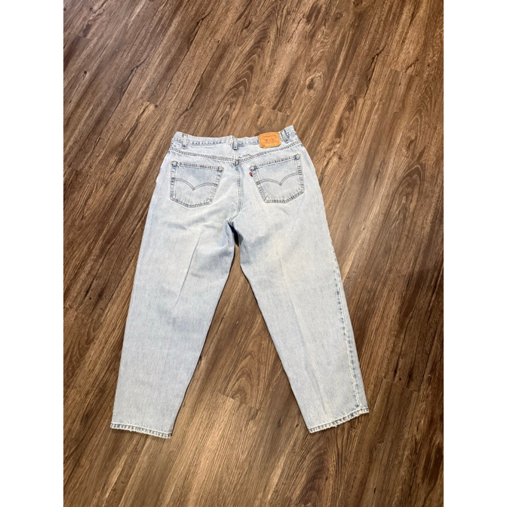 Vtg 90s Levi’s Men’s 560 Loose Fit Tapered Leg Jeans Light USA Made Sz 42x30​ - Picture 8 of 10
